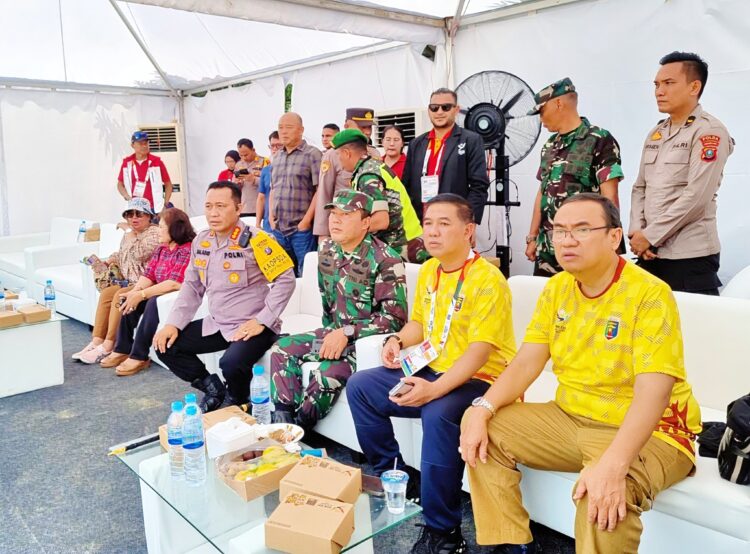 Polres Sergai Bersama TNI Sukses Pengamanan Cabor Berkuda di Jericho Stable Sumut Raih Emas