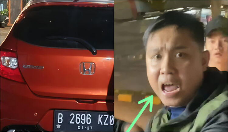 Mobil Brio yang sempat dikejar oleh Bos Rental dan kawan-kawannya di Tol Tangerang-Merak yang hendak digelapkan Ajat Supriatna (31) sudah diamankan di Polsek Cisoka