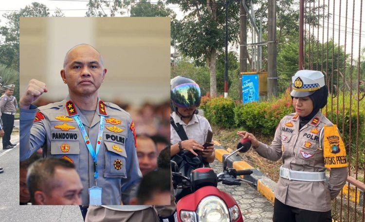 INSERT: Kapolda Bangka Belitung (Babel) Irjen Hendro Pandowo.
Kasatlantas Polres Bangka Barat, Iptu Tri Farina saat melakukan razia .(IST)
