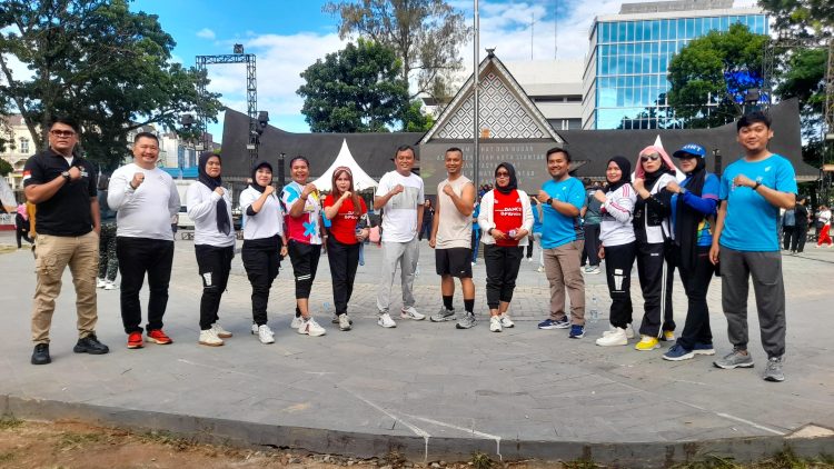 Dispar dan KORMI Gelar Senam Sehat Bersama ASN Pemko Pematangsiantar di Lapangan Adam Malik