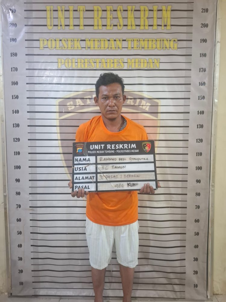 Diduga Lakukan Penggelapan, Seorang Pria Diamankan Warga di Pasar 7 Tembung