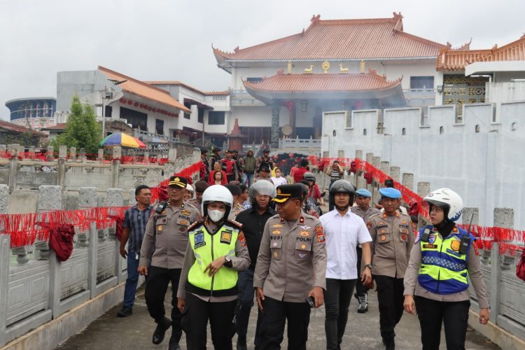 Pastikan Perayaan Imlek 2577 Aman dan Kondusif, Kapolres Pematangsiantar Pimpin Langsung Pengamanan