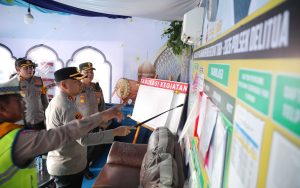 Cegah Kepadatan Arus Mudik, Kapolrestabes Medan Lakukan Pengecekan Pospam Titi Kuning