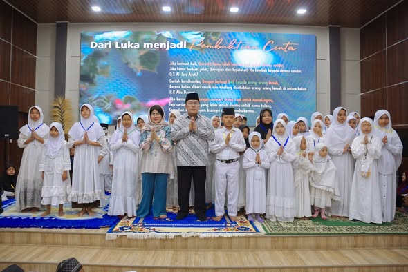 Wali Kota Wesly Silalahi dan Ketua TP PKK Liswati Hadiri Yatim Fest Ramadhan, Siap Bantu Anak Yatim Secara Pribadi