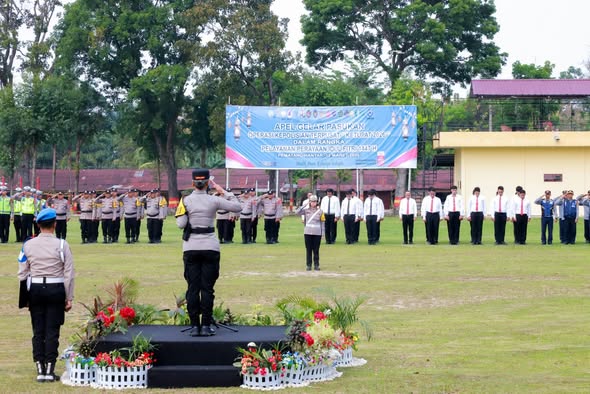 Wali Kota Wesly Silalahi Pastikan Kesiapan Pengamanan Lebaran, Ikuti Apel Operasi Ketupat Toba 2026