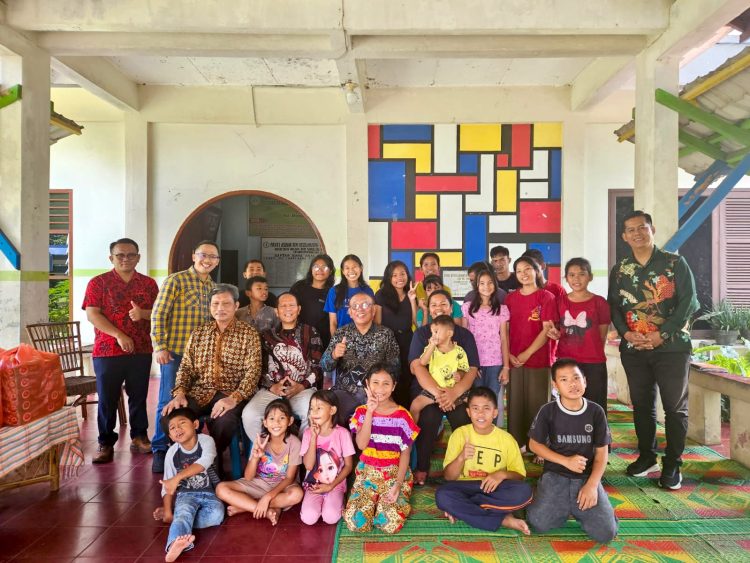 Panitia Harungguan Bolon, Patappei Sihilap Pakon Marsombuh Sihol P3BP Menebar Kasih ke Panti Asuhan BKM GKPS