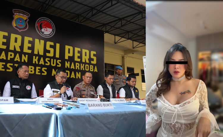 DJ dan Selebgram di Medan Diciduk Polisi, Barang bukti Sabu dan Vape Narkotika Disita