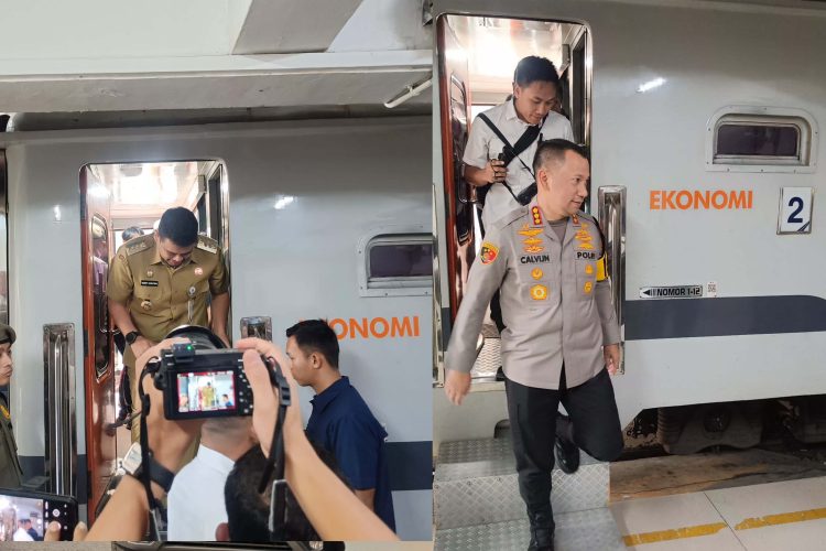 Kapolrestabes Medan Dampingi Gubernur Lepas 6.500 Pemudik Program Mudik Gratis Idul Fitri 1447 H