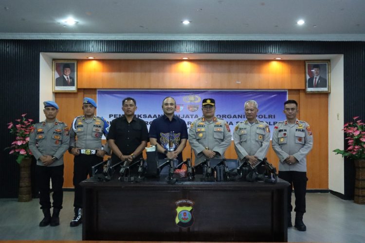 Polres Sibolga Jadi Sorotan! Divpropam dan Slog Polri Periksa Ketat Senpi dan Amunisi