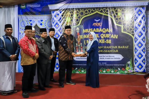 Wali Kota Wesly Silalahi Tutup MTQN Siantar Barat, Timbang Galung Tampil sebagai Juara Umum