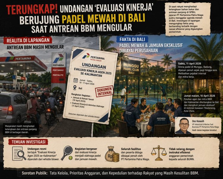 “Di Balik Evaluasi, Padel Eksklusif di Bali Menguak Wajah Ketimpangan di Pertamina Patra Niaga”