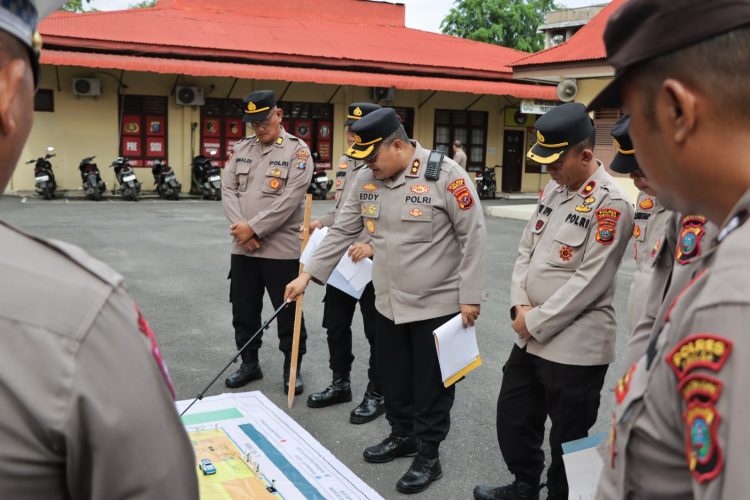 Kapolres Sibolga Pimpin TFG Sispam Mako, Asah Kesiapsiagaan Hadapi Ancaman Kontinjensi