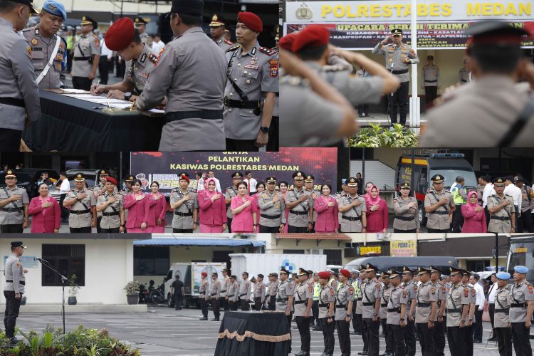Kapolrestabes Medan Pimpin Pisah Sambut Pejabat, Tekankan Profesionalisme dan Pelayanan Prima