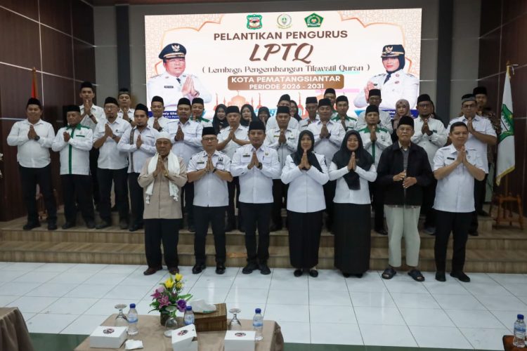 Wali Kota Lantik Pengurus LPTQ Kota Pematangsiantar Periode 2026–2031
