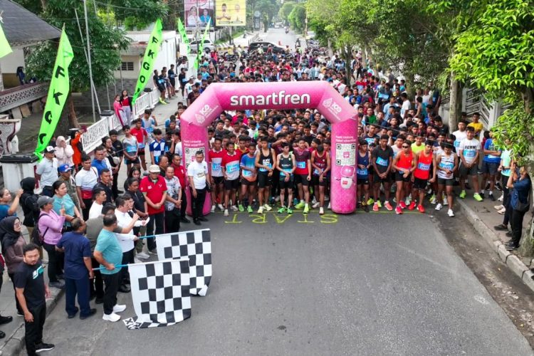 HUT ke-XXV FKGOR,Ribuan Peserta Semarakkan Fun Run 10K di Pematangsiantar