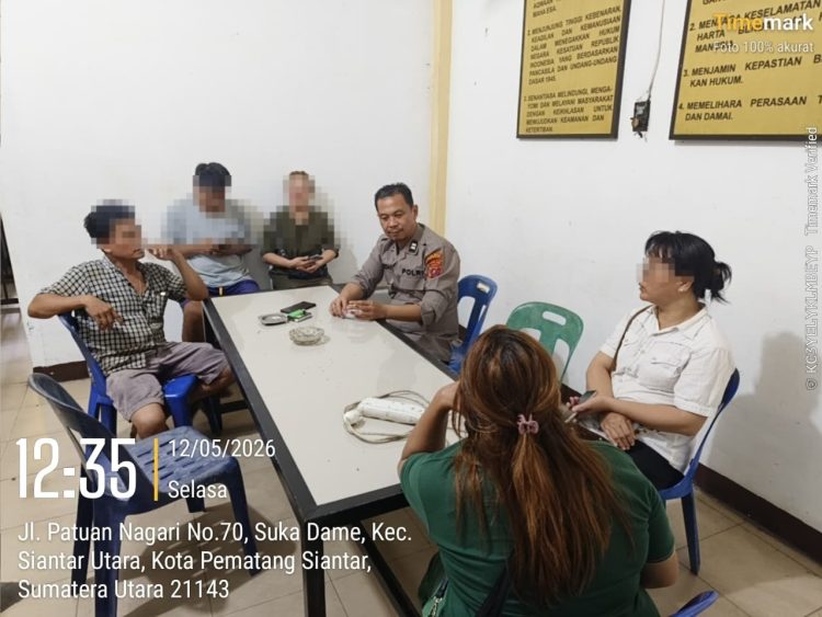 Utamakan Mediasi, Polsek Siantar Utara Selesaikan Dugaan Pengerusakan Secara Kekeluargaan