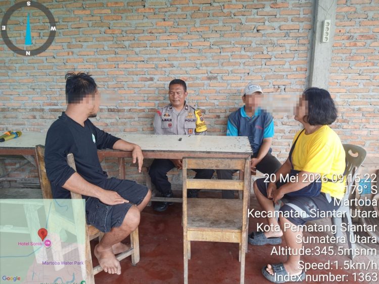 Bhabinkamtibmas Siantar Marihat Serahkan Mesin Penggiling Jagung, Dukung Ketahanan Pangan Warga
