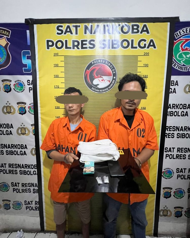 Ops Antik Toba 2026, Satresnarkoba Polres Sibolga Ringkus Dua Pengedar Sabu di Sibolga Selatan