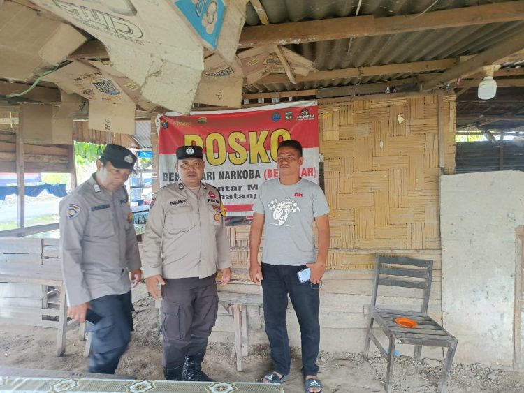 Polsek Siantar Marihat Gencarkan Patroli Kampung Bebas Narkoba, Warga Diajak Perangi Peredaran Sabu