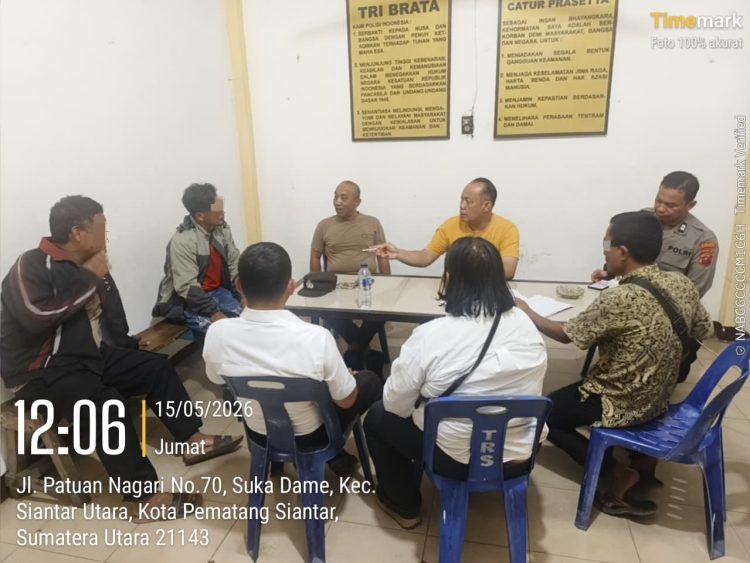 Gerak Cepat Tindaklanjuti Laporan 110, Polsek Siantar Utara Amankan Keributan di Jalan Bali