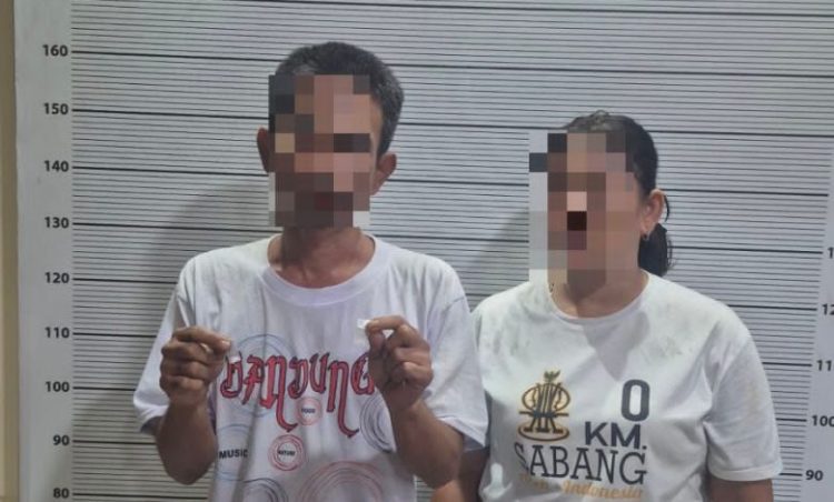 Residivis Narkoba dan Kekasihnya Ditangkap Saat Transaksi Sabu di Medan Sunggal