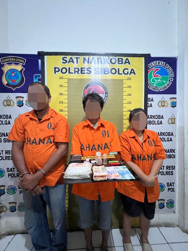 Digerebek di Kamar Rumah, Dua Residivis Narkoba Kembali Tersandung Kasus Sabu di Sibolga