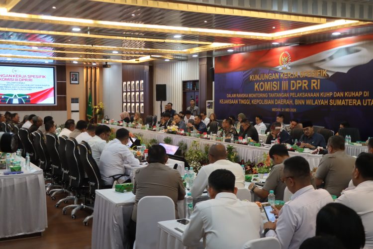 Komisi III DPR RI Monitoring Penerapan KUHP dan KUHAP Baru di Kejati Sumut