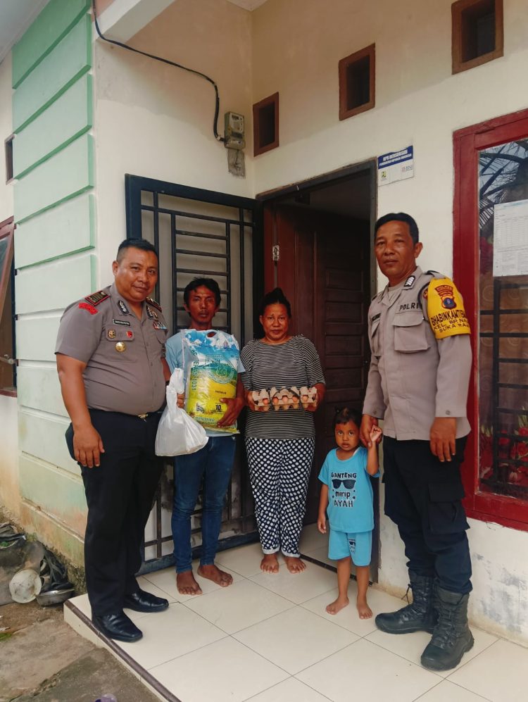 Sentuhan Kepedulian Kapolsek Siantar Marihat untuk Anak Stunting di Kampung Kruis