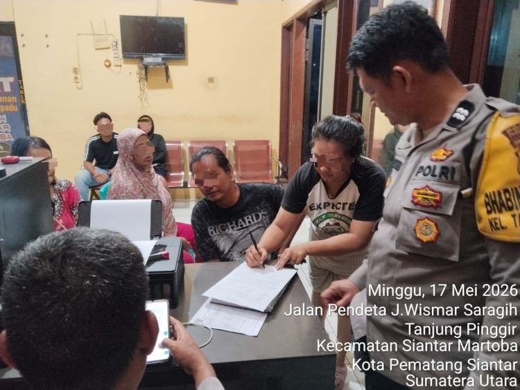 Humanis dan Responsif, Polsek Siantar Martoba Mediasi Dugaan KDRT hingga Berakhir Damai