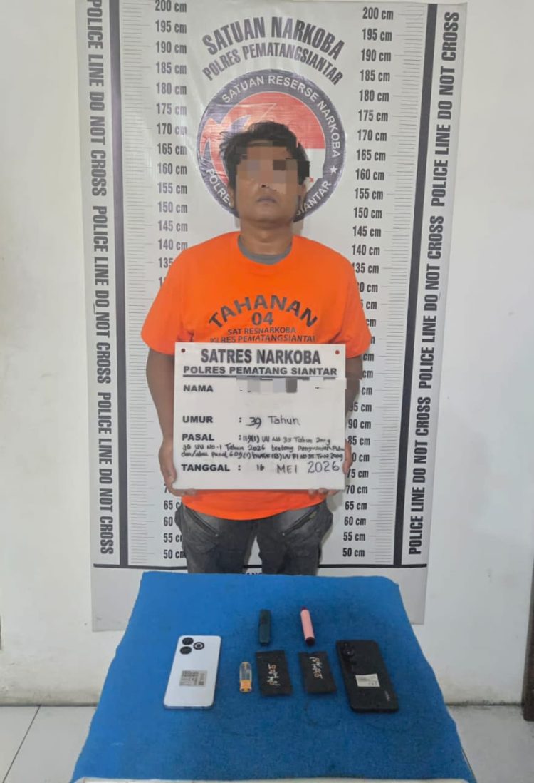 Satresnarkoba Polres Pematangsiantar Bongkar Peredaran Vape Getar Berisi Narkoba, Dua Pria Diamankan