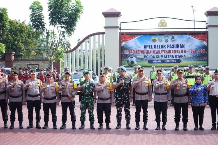 ASEAN U-19 TOBA 2026 Dimulai, Brimob Sumut Siaga Penuh Kawal Ajang Internasional