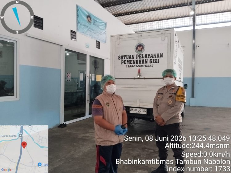 Bhabinkamtibmas Siantar Martoba Kawal Distribusi Ribuan Paket Makanan Bergizi Gratis untuk Pelajar, Balita, dan Ibu Hamil