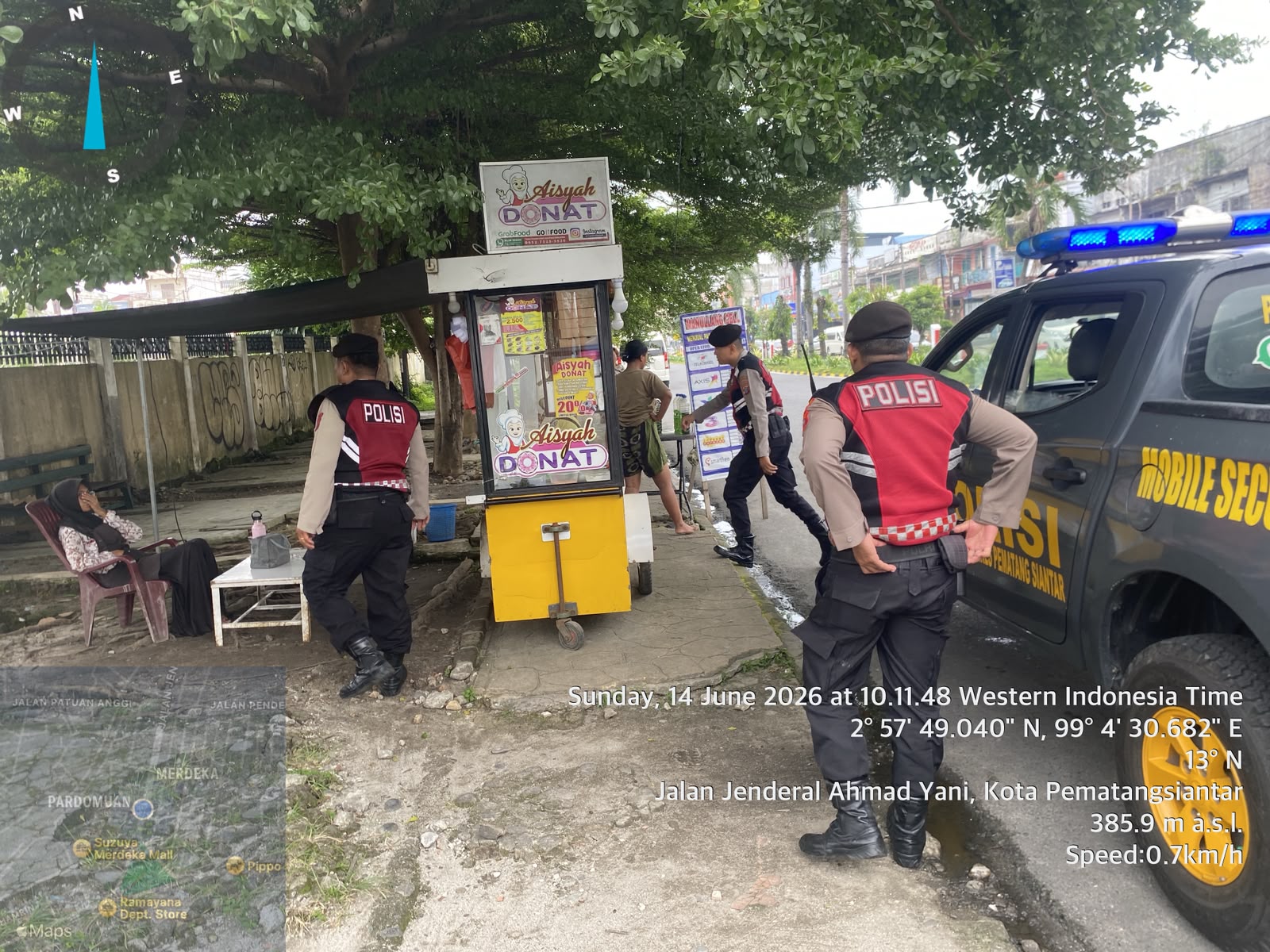 Patroli R4 Sat Samapta Polres Pematangsiantar Intensifkan Pengamanan, Cegah 3C dan Jaga Kenyamanan Warga