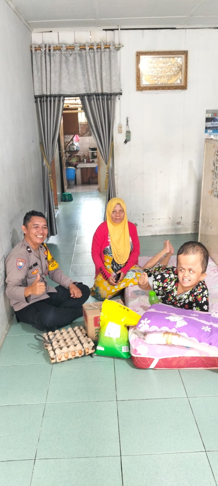 Jelang HUT Bhayangkara ke-80, Polsek Siantar Utara Hadirkan Kepedulian untuk Penyandang Hidrosefalus