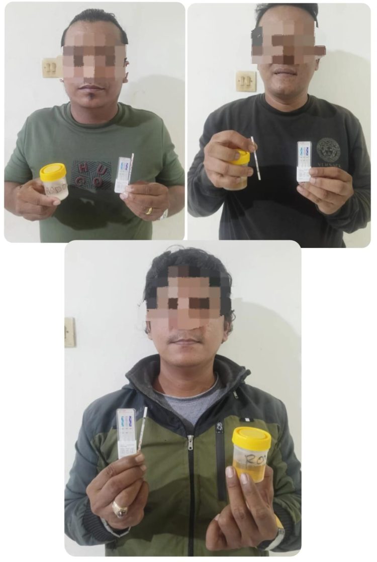 Polres Pematangsiantar Tindaklanjuti Video Viral Dugaan Sabu, Tiga Debt Collector Jalani Tes Urine Hasilnya Negatif