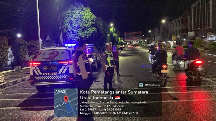 Polres Pematangsiantar Gelar KRYD, Perketat Patroli Antisipasi 3C dan Penyakit Masyarakat