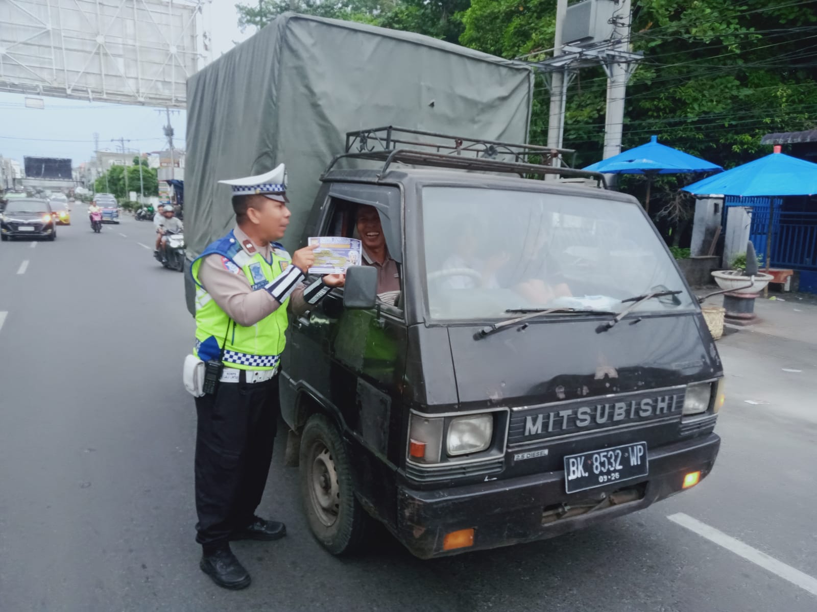 Sat Lantas Polres Pematangsiantar Gencarkan Edukasi Tertib Berlalu Lintas di Jalan Sutomo, Ajak Warga Lebih Disiplin di Jalan Raya