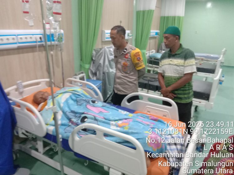 Petir Merenggut Nyawa Seorang Ibu, Respons Cepat Polsek Bandar Huluan Selamatkan Keluarga Korban