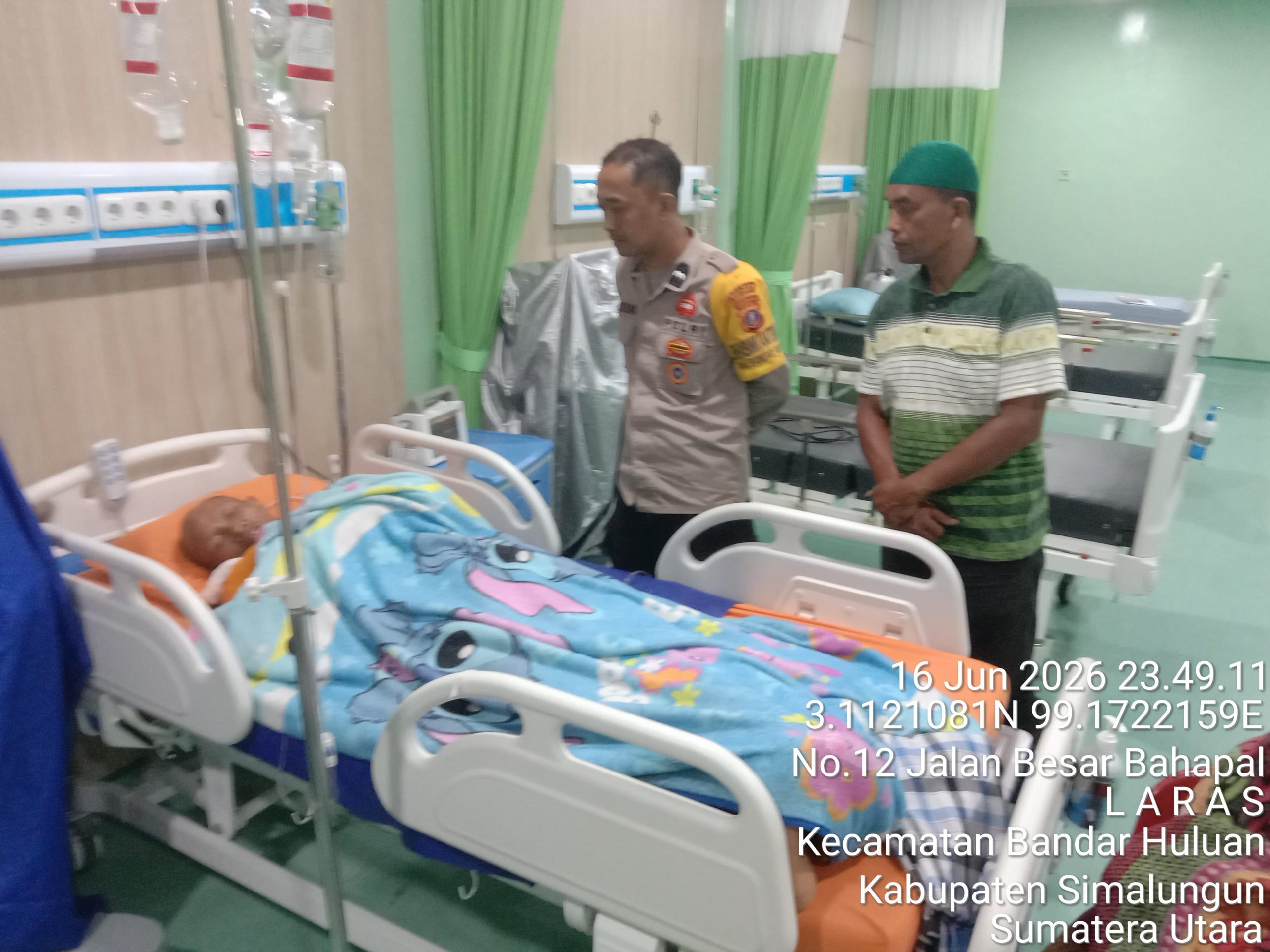 Petir Merenggut Nyawa Seorang Ibu, Respons Cepat Polsek Bandar Huluan Selamatkan Keluarga Korban
