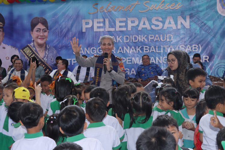 Kapolres Pematangsiantar Hadiri Pelepasan PAUD-SAB, Dukung Pembentukan Generasi Sejak Usia Dini