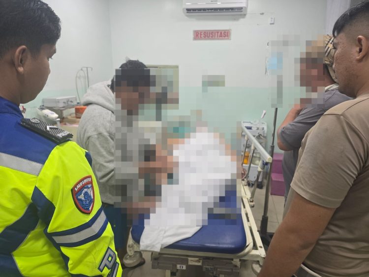 Respon Cepat 110, Unit Gakkum Sat Lantas Polres Pematangsiantar Cek TKP Laka Lantas di Jalan Besar Sidamanik