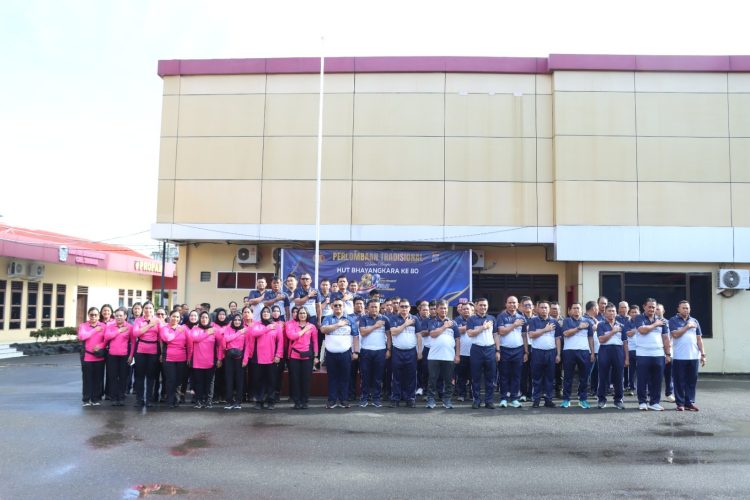 Rajut Soliditas Menuju Bhayangkara ke-80, Polres Sibolga Semarakkan Kebersamaan Lewat Lomba Tradisional