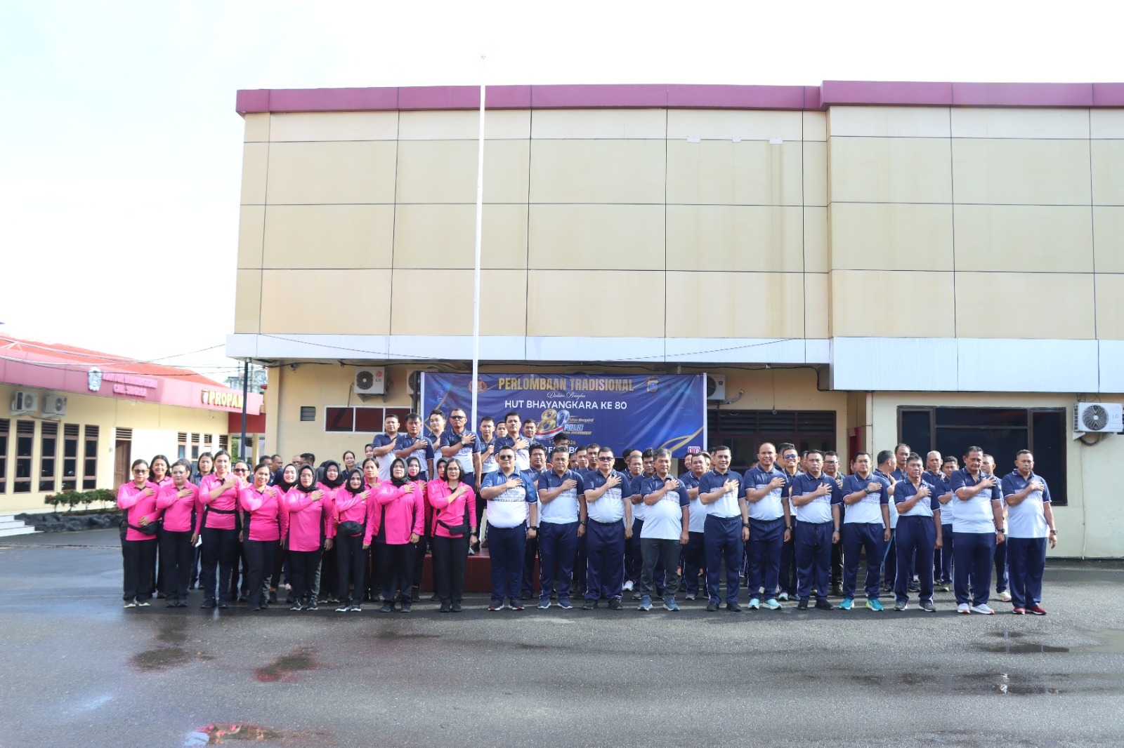 Rajut Soliditas Menuju Bhayangkara ke-80, Polres Sibolga Semarakkan Kebersamaan Lewat Lomba Tradisional