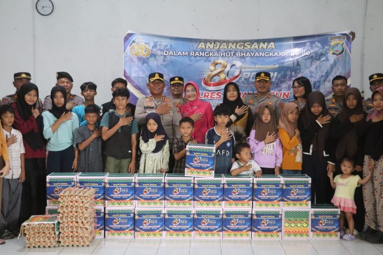 HUT Bhayangkara ke-80, Kapolres Simalungun Tebar Kepedulian dari Anggota Sakit hingga Anak Panti Asuhan