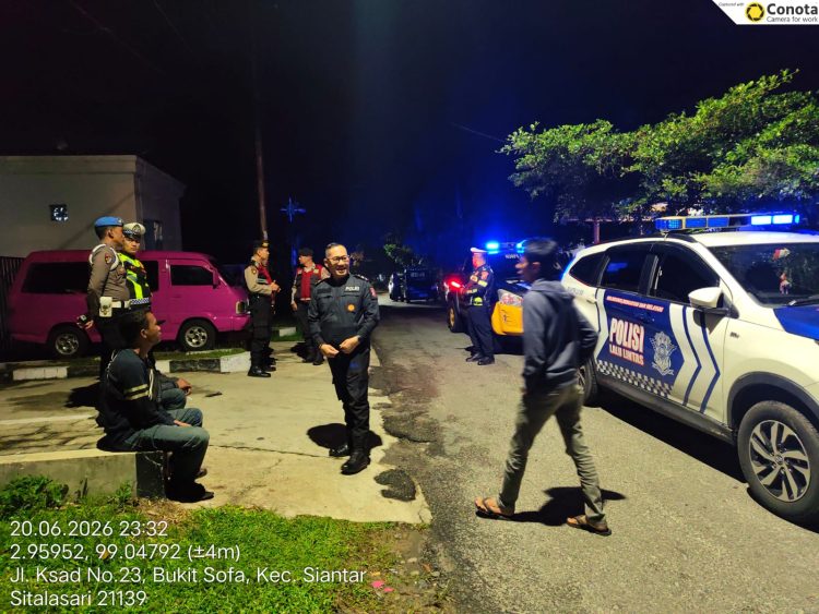 Polres Pematangsiantar Gelar KRYD Antisipasi 3C dan Gangguan Kamtibmas, Sasar Titik Rawan Kota