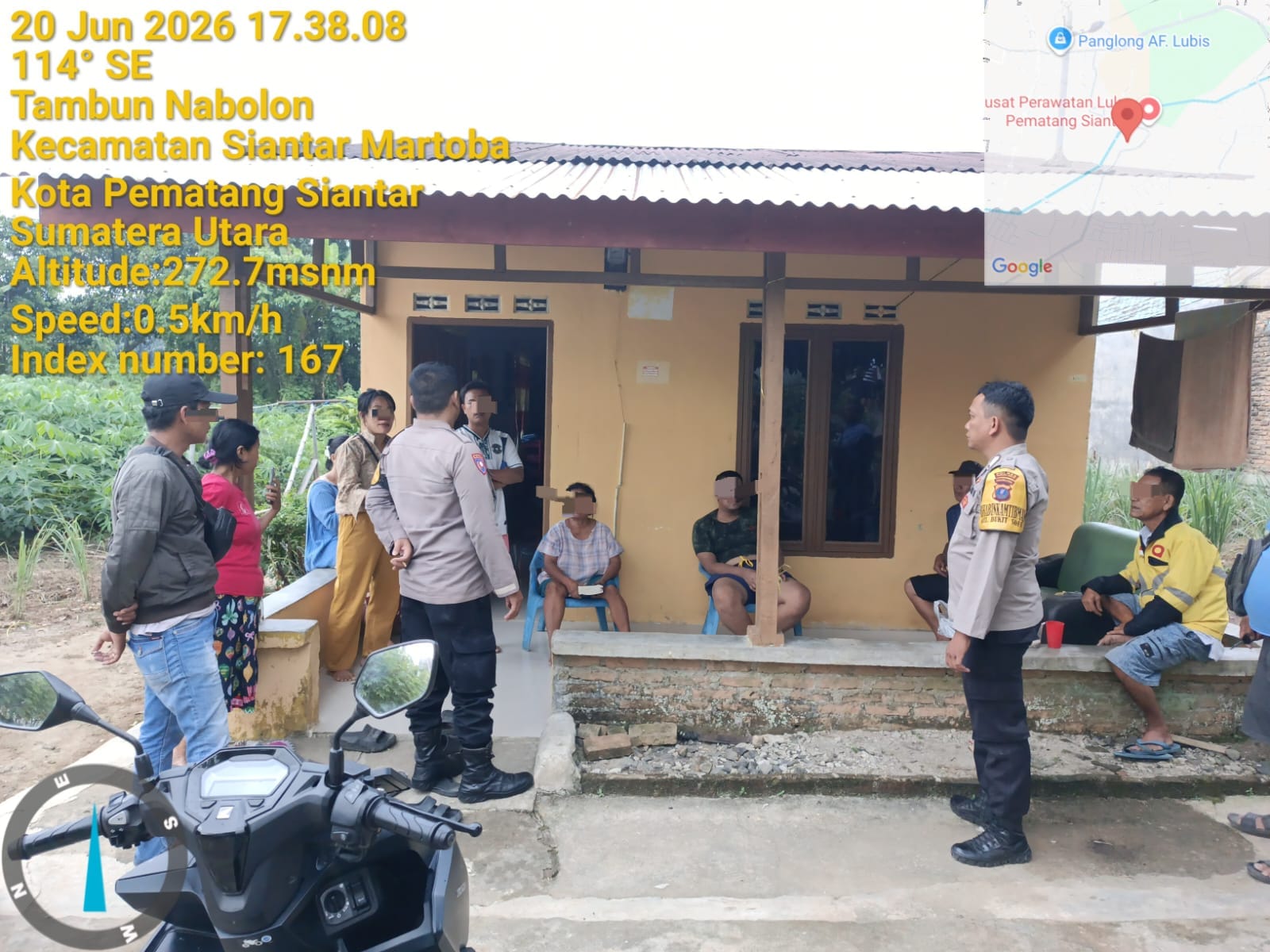 Polsek Siantar Martoba Gerak Cepat Amankan Pria Diduga ODGJ yang Mengamuk di Simpang Karangsari