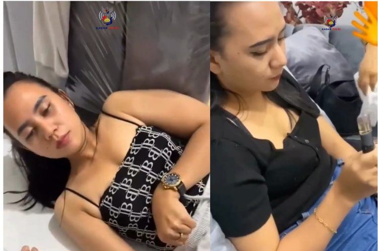 Wanita  Viral  Diduga Konsumsi “Pod Getar”  Mengandung Ethomidate  Akhirnya Minta Maaf 