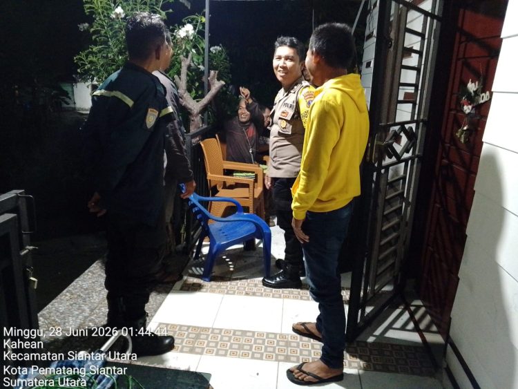 Laporan CC 110 Langsung Ditindak, Polsek Siantar Utara Gerak Cepat Redam Gangguan Ketertiban Warga