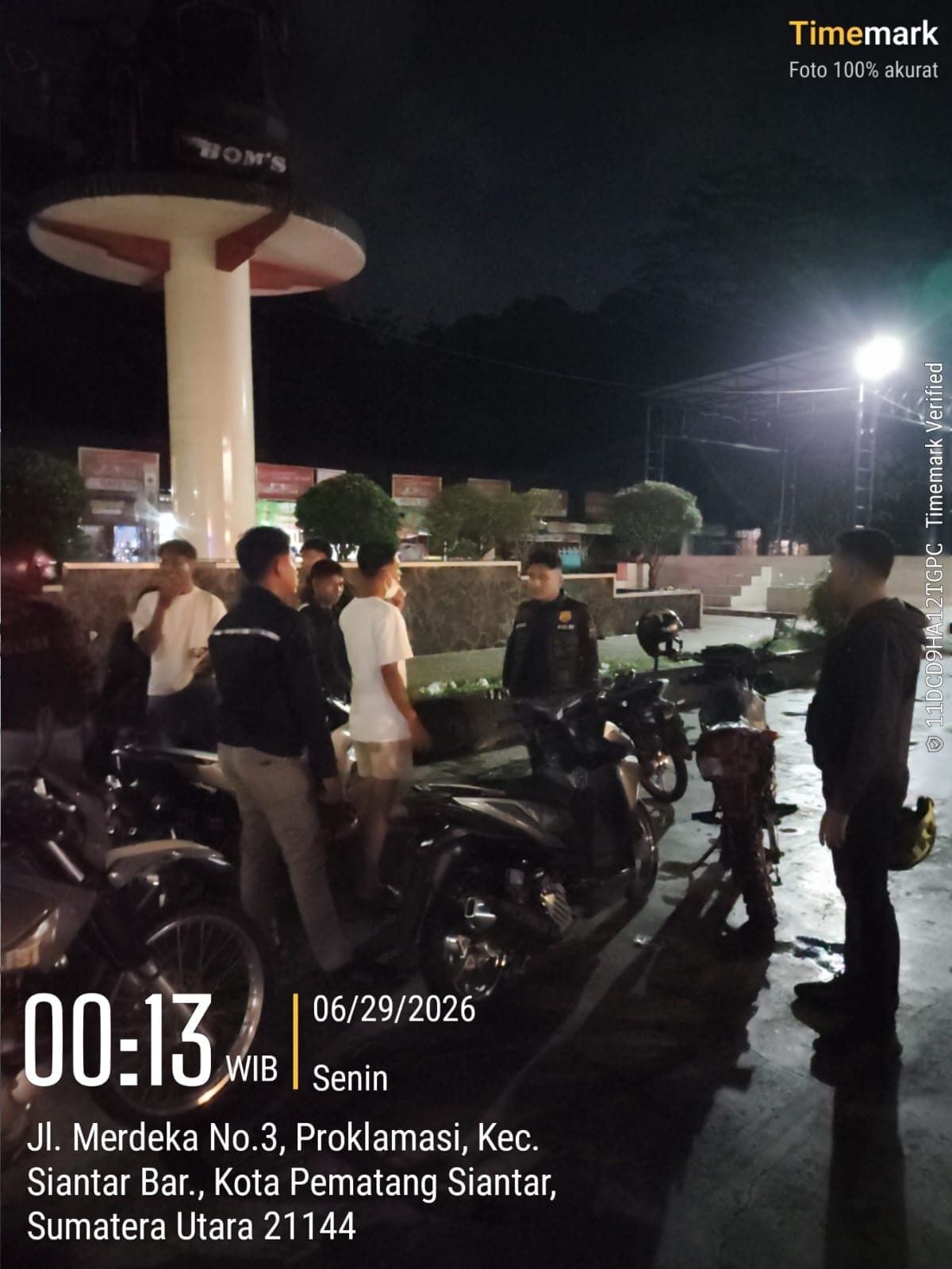 Timsus Dayok Mirah Polres Pematangsiantar Sisir Kota Tengah Malam, Cegah Tawuran, Geng Motor dan Knalpot Brong