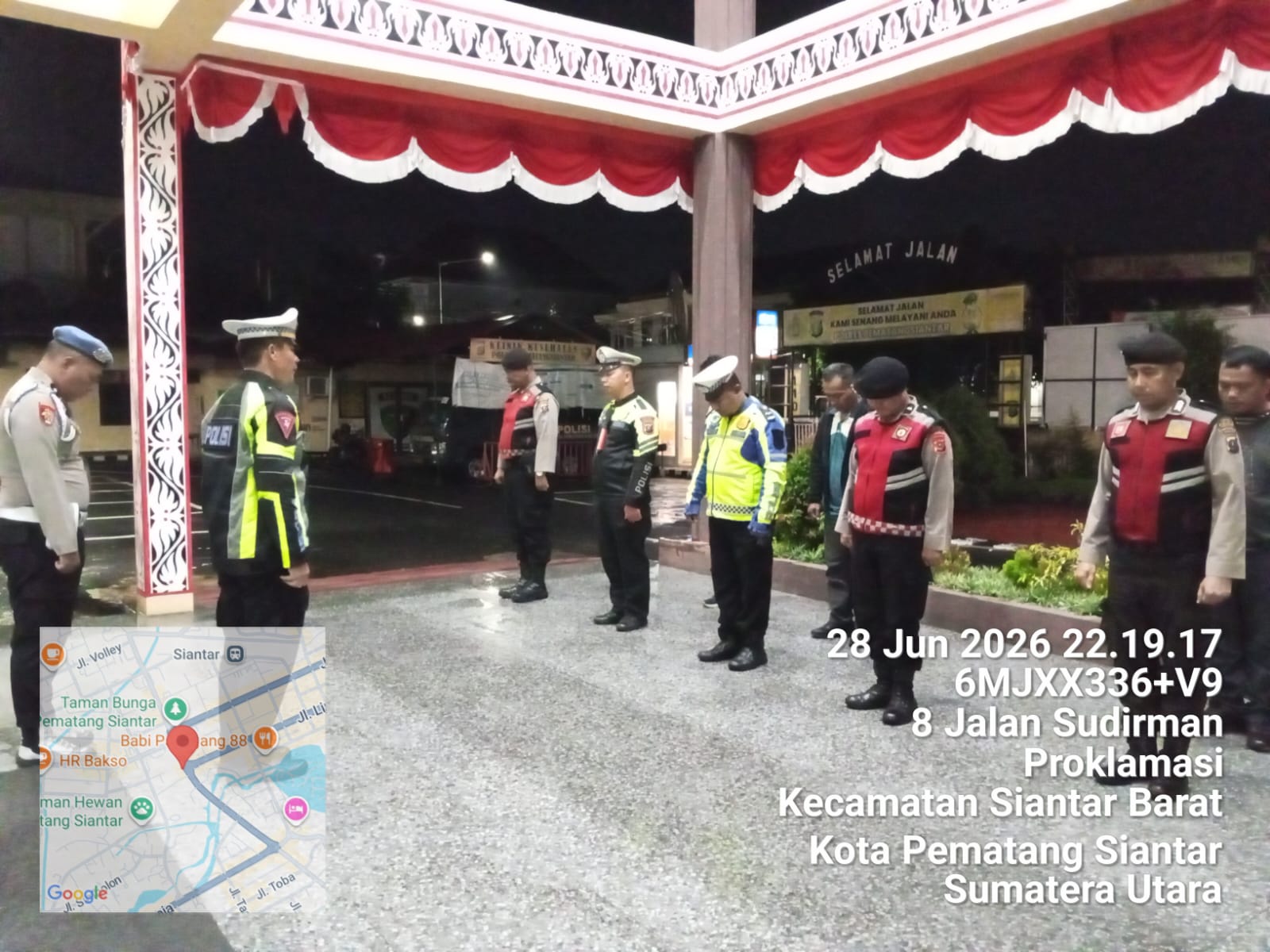 Blue Light Patrol Polres Pematangsiantar Sisir Titik Rawan, Cegah 3C dan Gangguan Kamtibmas